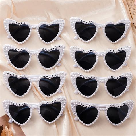 Personalized Pearl Sunglasses Bride Pearl Glasses Bride To Be Sunglasses Bridal Sunglasses