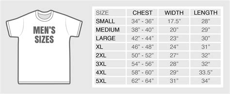 Size Charts