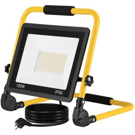 Faretto Da Cantiere A Led Lampada Da Lavoro W Lm Lampada