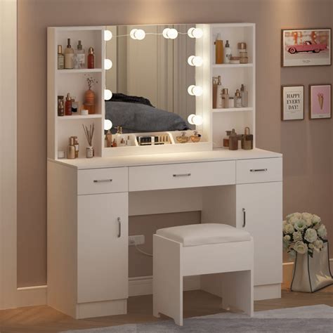 50 Best Makeup Vanity Table With Lights Foter