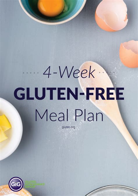 Gluten Free Meal Plans Gig® Gluten Intolerance Group®