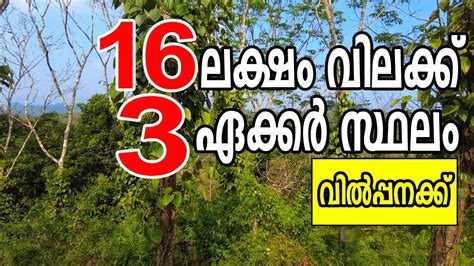 SOLD OUT 3 Acre Land For Sale Yavanarkulam Near Mananthavady