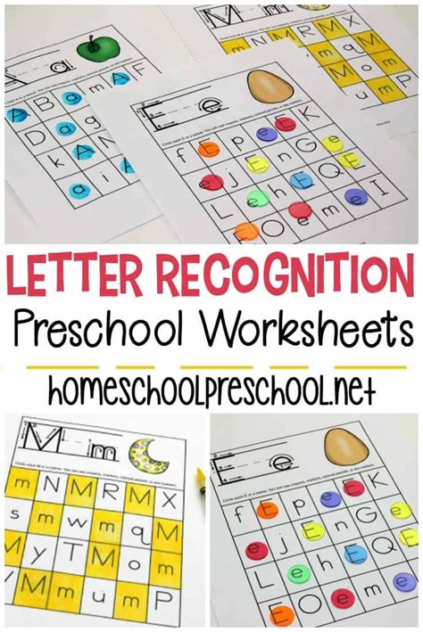 Free Printable Letter Recognition Activities