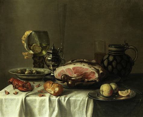 Still Life Painting By Willem Claesz Heda Pixels