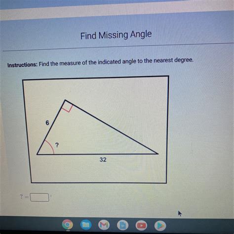 Instructions Find The Measure Of The Indicated Angle To The Nearest