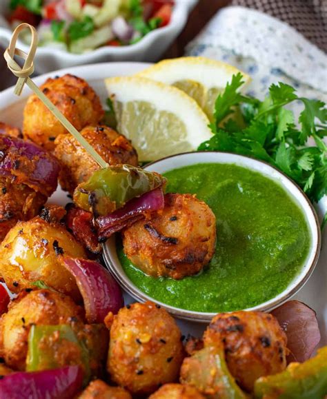 Achari Aloo Tikka Indian Tandoori Appetizer Carve Your Craving