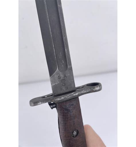 Sold Price Ww1 1903 Springfield Rifle Bayonet With Scabbard Invalid