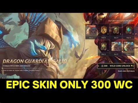 Dragon Guardian Galio Only 300 WC Is Verry Worth It Gameplay Galio