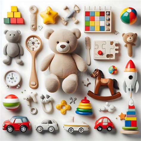 Children Toys Set Kids Puzzle Stock Image - Image of girl, block: 317664889