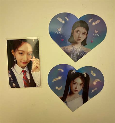 WTT Ive Love Dive Photocard Pc Holo Heart Leeseo Gaeul Hobbies Toys