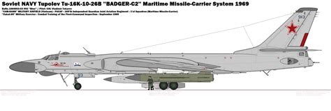 Tupolev Tu 16k 10 26b Badger C2 By Radmrockstone On Deviantart