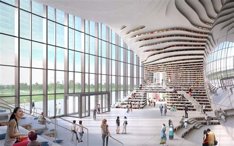 Tianjin Binhai Library by MVRDV