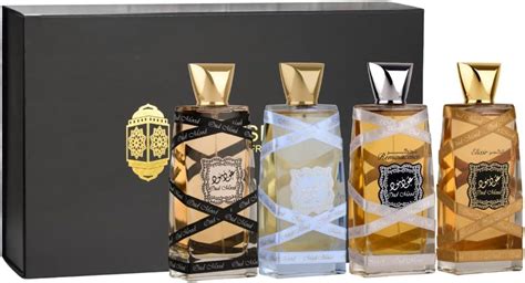 Amazon Lattafa For Unisex 4 Piece Eau De Parfum Gift Set Oud Mood