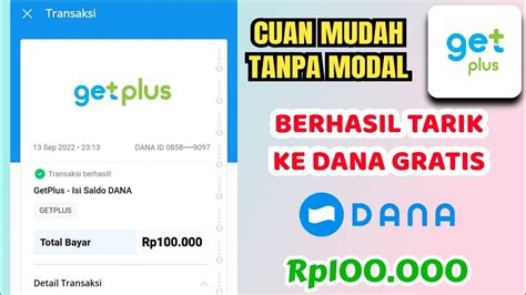 Tidak Susah Cari Cuan Event Daftar Aplikasi Getplus Langsung Dibayar