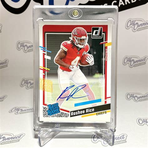 Panini Donruss Rashee Rice Rated Rookie Auto Kansas City