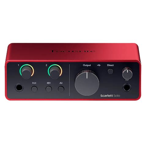 Focusrite Scarlett Solo Studio Th Gen Recording Bundle Musiekw Reld