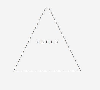 Solved With C : CSULB logo inside the pyramid, (same as | Chegg.com