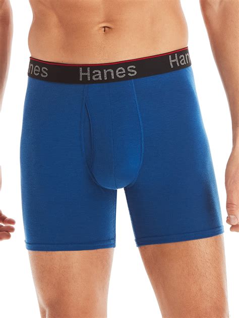 Hanes Mens Comfort Flex Fit Total Support Pouch Boxer Briefs 3 Pack