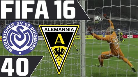 3 Liga FIFA 16 German HD 40 27 Spieltag Aachen Vs MSV