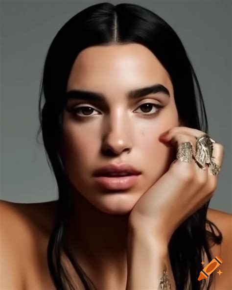 Dua Lipa With A Vibrant Expression On Craiyon