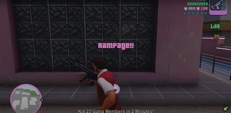 GTA Vice City Rampage Gang Members MP5 Mission Questline