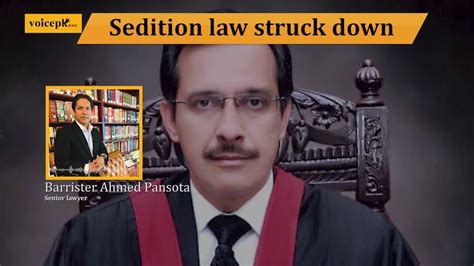 Lhc Strikes Down Colonial Era Sedition Law Voicepk Net