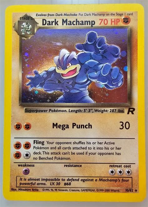 Pokemon Karte Dark Machamp Holo Kaufen Auf Ricardo