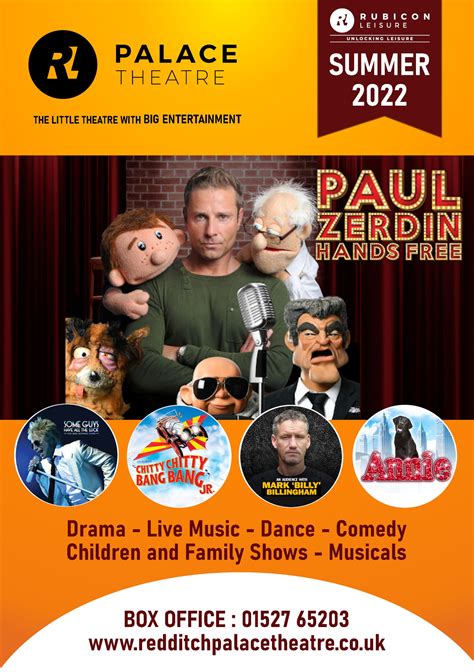 Palace Theatre Redditch On Twitter New Brochure Now Available To