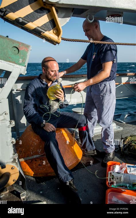 N Sb Sailors With The Royal Navy Practice Treating A