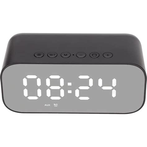 R Veil Haut Parleur Bluetooth Radio Fm Horloge Num Rique Affichage Led