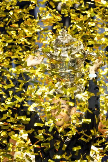 Felix Augeraliassime Canada Poses Trophy During Editorial Stock Photo