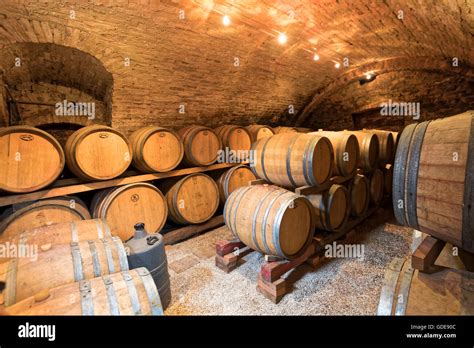 Old Wine Cellar Stock Photo Alamy