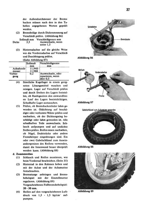 Honda Dax ST 50 ST 70 And CT 70 Repair Instructions Assembly