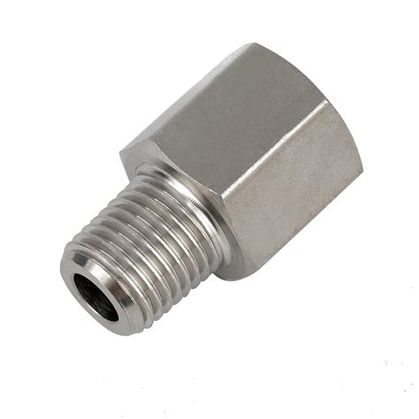 Metalwork 304 Stainless Steel Pipe Fitting Reducing Adapter 1 2 Npt