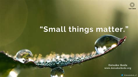 Little Things Matter Quotes