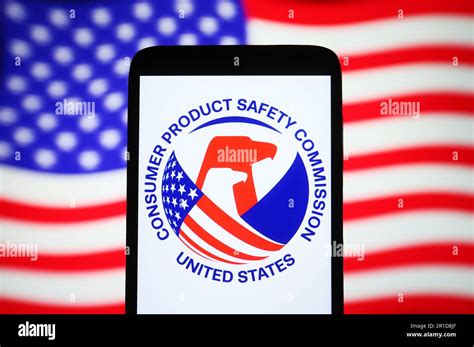 In This Photo Illustration A United States Consumer Product Safety Commission Cpsc Logo Is