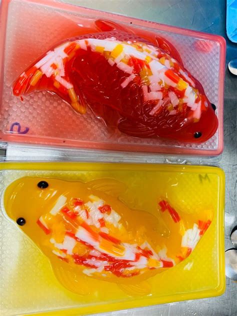 Konnyaku Jellies Koi Fish Food And Drinks Chilled And Frozen Food On