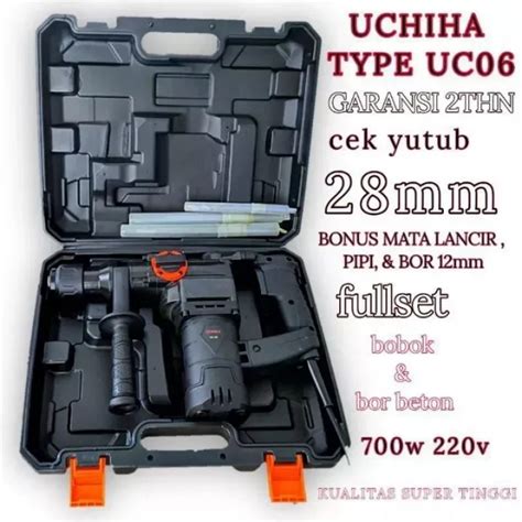 Jual Hammer Drill Bor UCHIHA Bobok Beton TYPE UC 06 Japan Tekhnologi