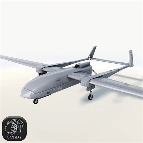 3d Model Fighter Drone Uav