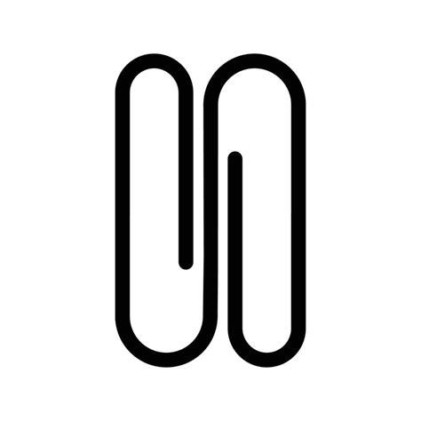 Paper Clip Logo 17260228 Vector Art At Vecteezy