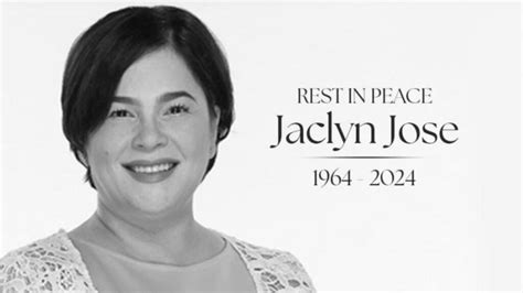 Multi Awarded Actress Jaclyn Jose Namatay Sa Atake Sa Puso Ayon Sa