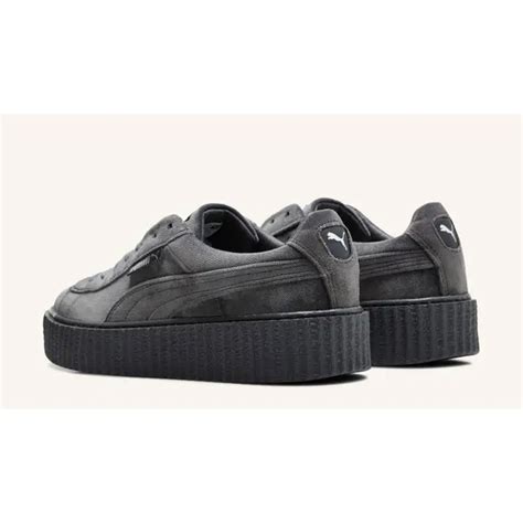 Fenty X Puma Velvet Creeper Grey Where To Buy 364466 03 The Sole