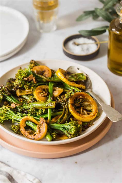 Easy Sautéed Broccolini With Garlic And Lemon Lenas Kitchen