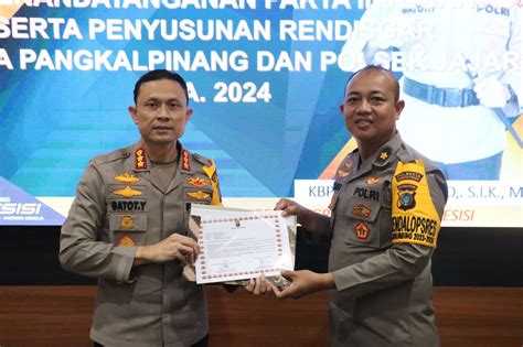 Kapolresta Pangkalpinang Pimpin Sosialisasi DIPA RKA KL Dan