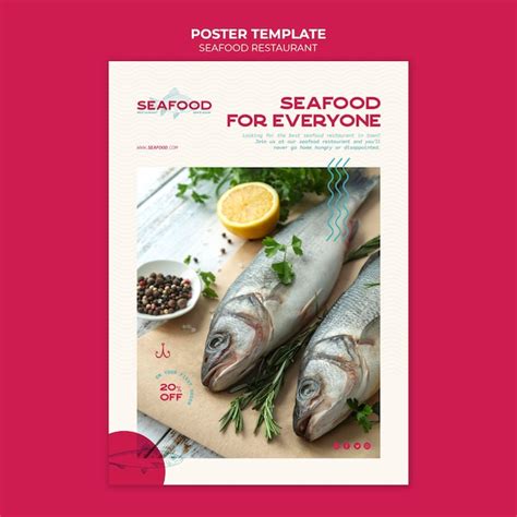 Free Psd Seafood Restaurant Poster Template