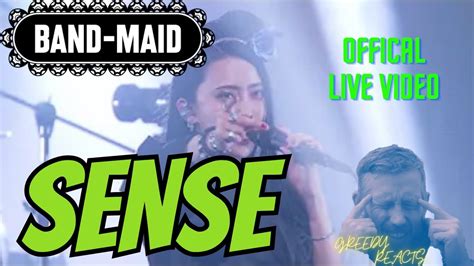 Band Maid Sense Offical Live Video First Time Reaction Youtube