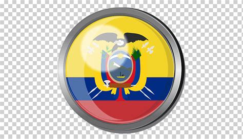 Bandera Del Escudo De Armas De Ecuador De Los S Mbolos Nacionales De