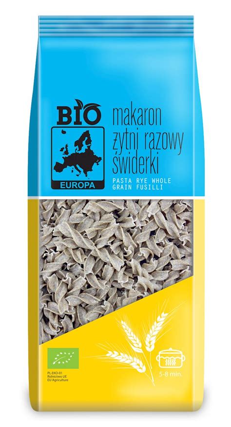 Makaron żytni Razowy świderki Bio 400 G Bio Planet Sklep