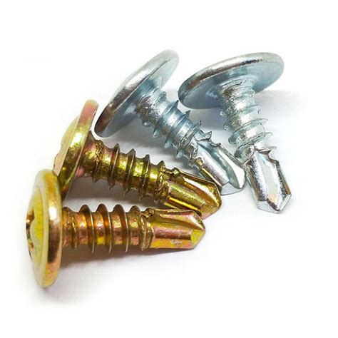 Phillip Zinc Yellow Wafer Truss Pan Head Self Drilling Tapping Screw