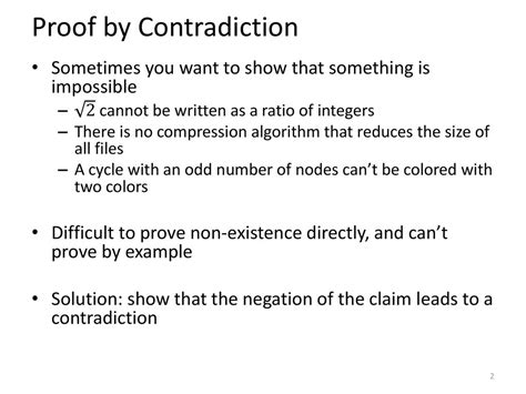 Proof By Contradiction Ppt Download